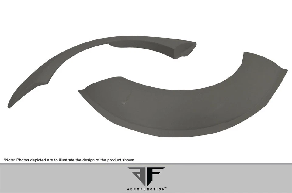 For 2004-2008 Gallardo AF-1 Wide Body Rear Fender Flares ( GFK ) - 2 Piece - Image 3 of 4