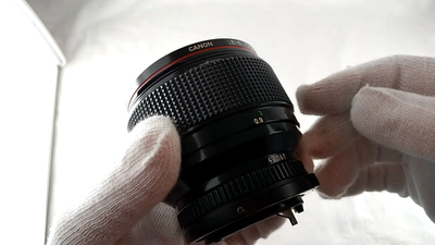 ★超美品★ CANON LENS NEW FD 85mm 1.2 L ★完動品！ Video [Top MINT w/ Box] Canon New FD 85mm f/1.2 L Portrait Prime
