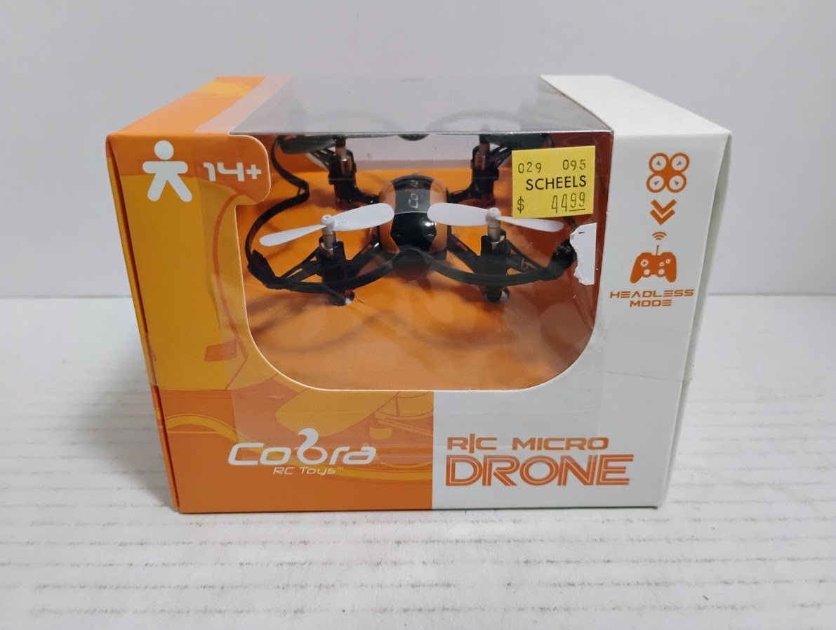 COBRA RC TOYS 4 CHANNEL ADVANCED CONTROL 2.4 GHZ MICRO DRONE