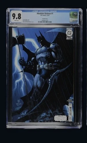 🔥 Absolute Batman #1 CGC 9.8 Grade Jim Lee Cover B Variant Scott Snyder 2024 🔥