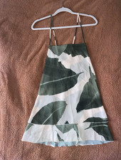 Show Me Your MuMu S Tropical Adjustable Strappy Mini Dress