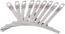 Understring Radius Gauge,9PCS Guitar Luthier Tool,Radius Gauge Radiuslehre Edels