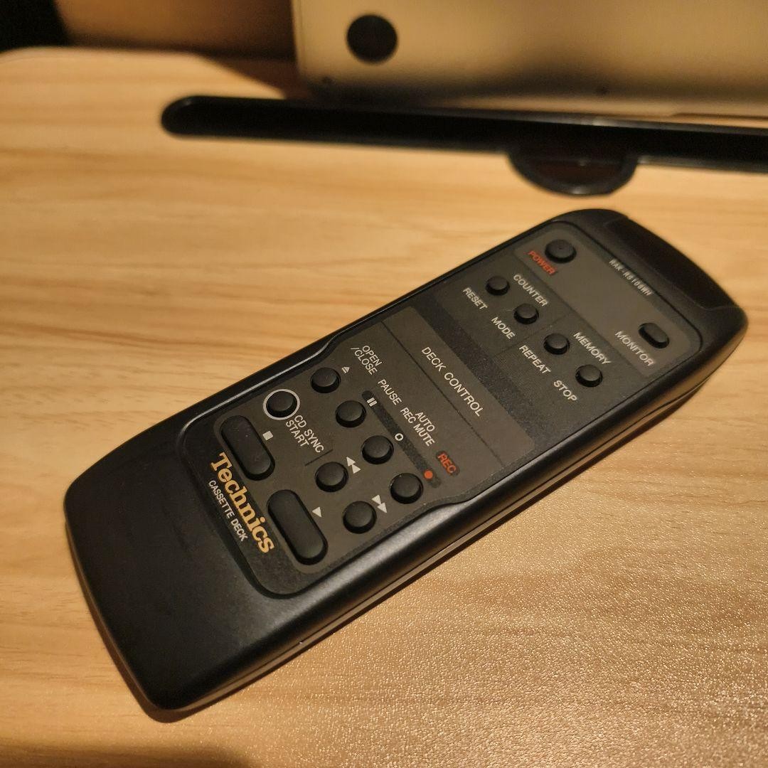 Technics テクニクス カセットデッキ用リモコン RAK-RS108WH Technics RAK-RS108WH Cassette Deck Remote Control | eBay