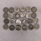 Lot Of 24-90% Silver Roosevelt Dimes 59.89 Grams Various Dates/Mints.