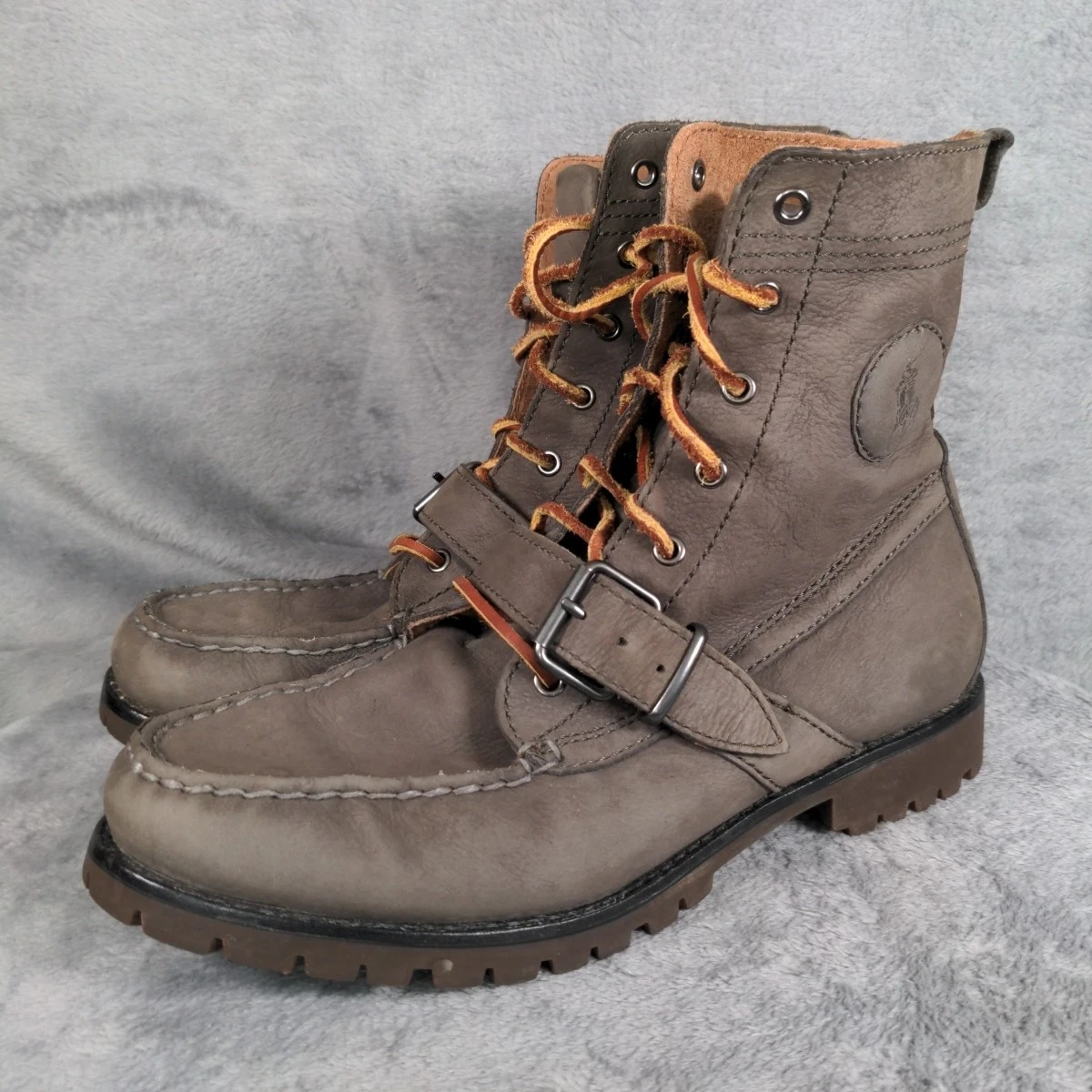 Polo Ralph Lauren Men's Leather Upper Gray for Sale | Shop New