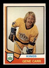 1974 O-Pee-Chee NHL #320 Gene Carr EXMT/EXMT+ X3613960