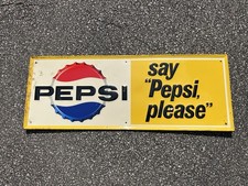Vintage Pepsi Soda Sign