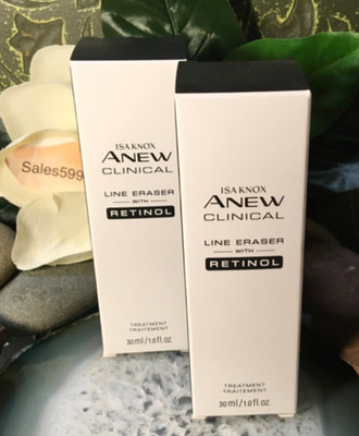  SET OF 2 Isa Knox Anew Clinical Line Eraser Wrinkle Cream With Retinol 30 ml