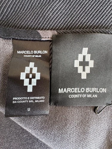 MARCELO BURLON⚡️county Of Milan 2015 Runway 100% Cotton Geometric Pampa  poncho image 3