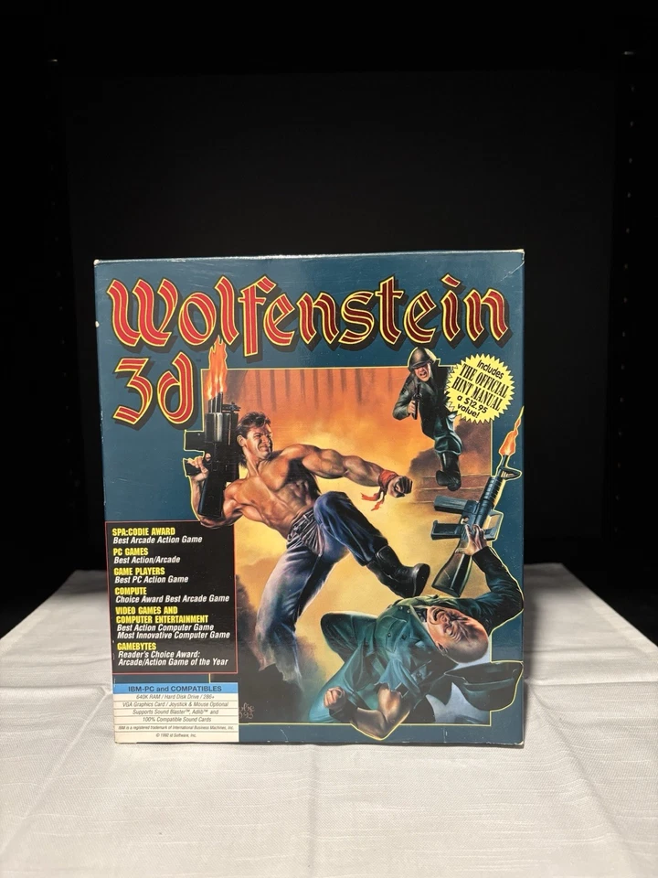 Wolfenstein 3D IBM 3.5” - Big Box PC, 1992 id Software  - Image 2 of 4