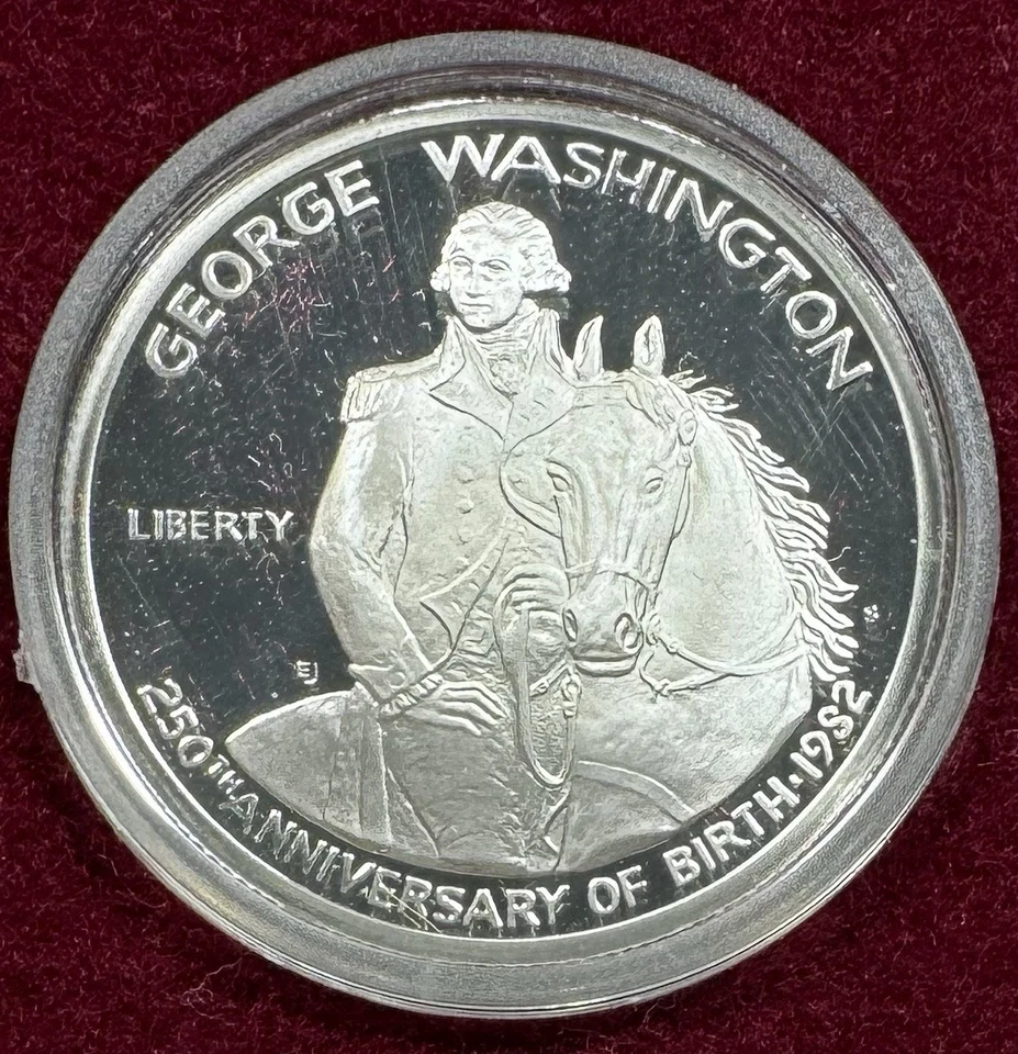 1982 George Washington Commemorative Silver 50c Half Dollar in OGP - Image 2 of 4