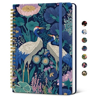 Spiral Lined Journal for , Pretty Hardcover Journal Notebook, A5