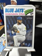 2026 Topps Heritage #315 - Robinson Pina - Rookie Logo - Toronto Blue Jays