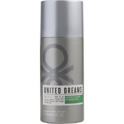 Benetton Men's United Dreams Aim High Deodorant Spray 5.1 oz Fragrances