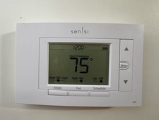 Emerson Sensi 1F87U-42WF Smart Thermostat Tested Working w/ Base