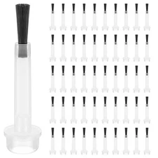 50PCS Nail Polish Brush Replacement Set Soft Hair High Quality Plastic