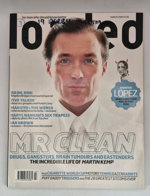 Loaded Magazine Issue 71 March 2000 Ian Brown Jennifer Lopez Martin Kemp