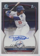 2023 Bowman Chrome Prospect Auto Yunior Garcia #CPA-YG Auto 11oq