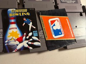 1985 Nintendo NES Console Bundle - 7 Games, 6 Controllers, Four Score, Gun -unte