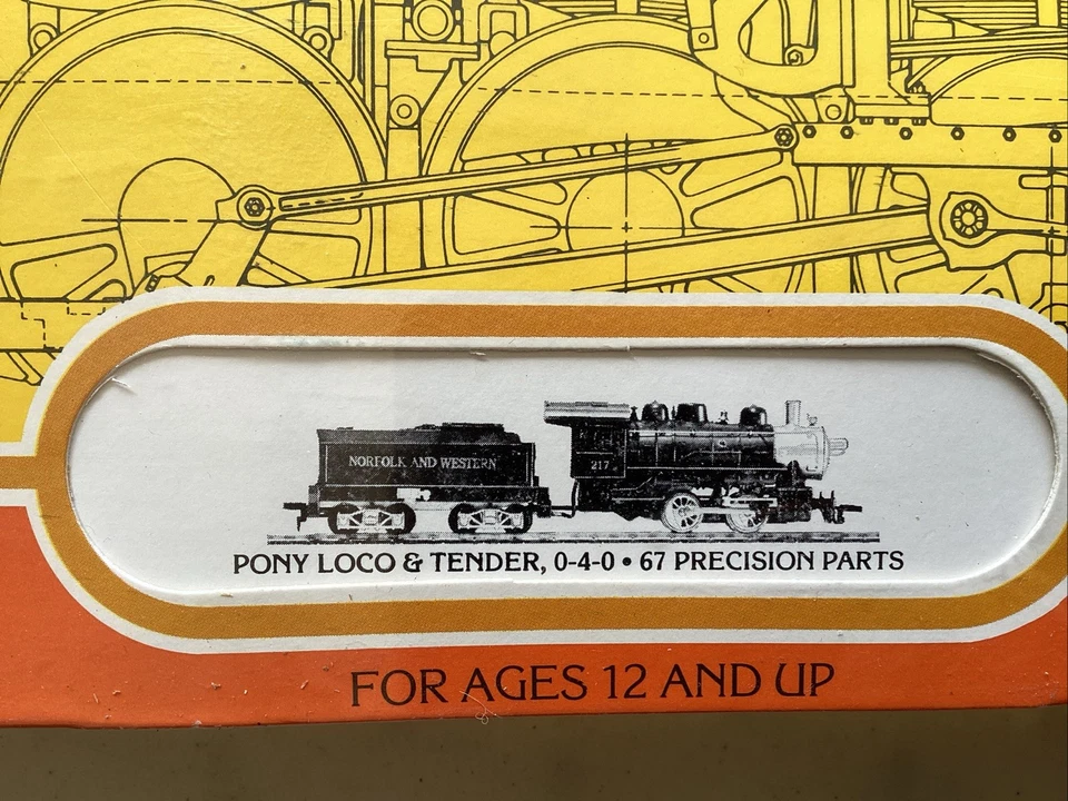 Mantua HO Scale Kit 505 0-4-0 Pony Locomotive & Tender Kit. NW  Sealed - Image 2 of 4