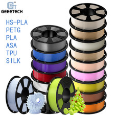 Geeetech Filament PLA PETG Matte ABS+ SILK TPU ASA 1.75mm 1KG For 3D Printer UK