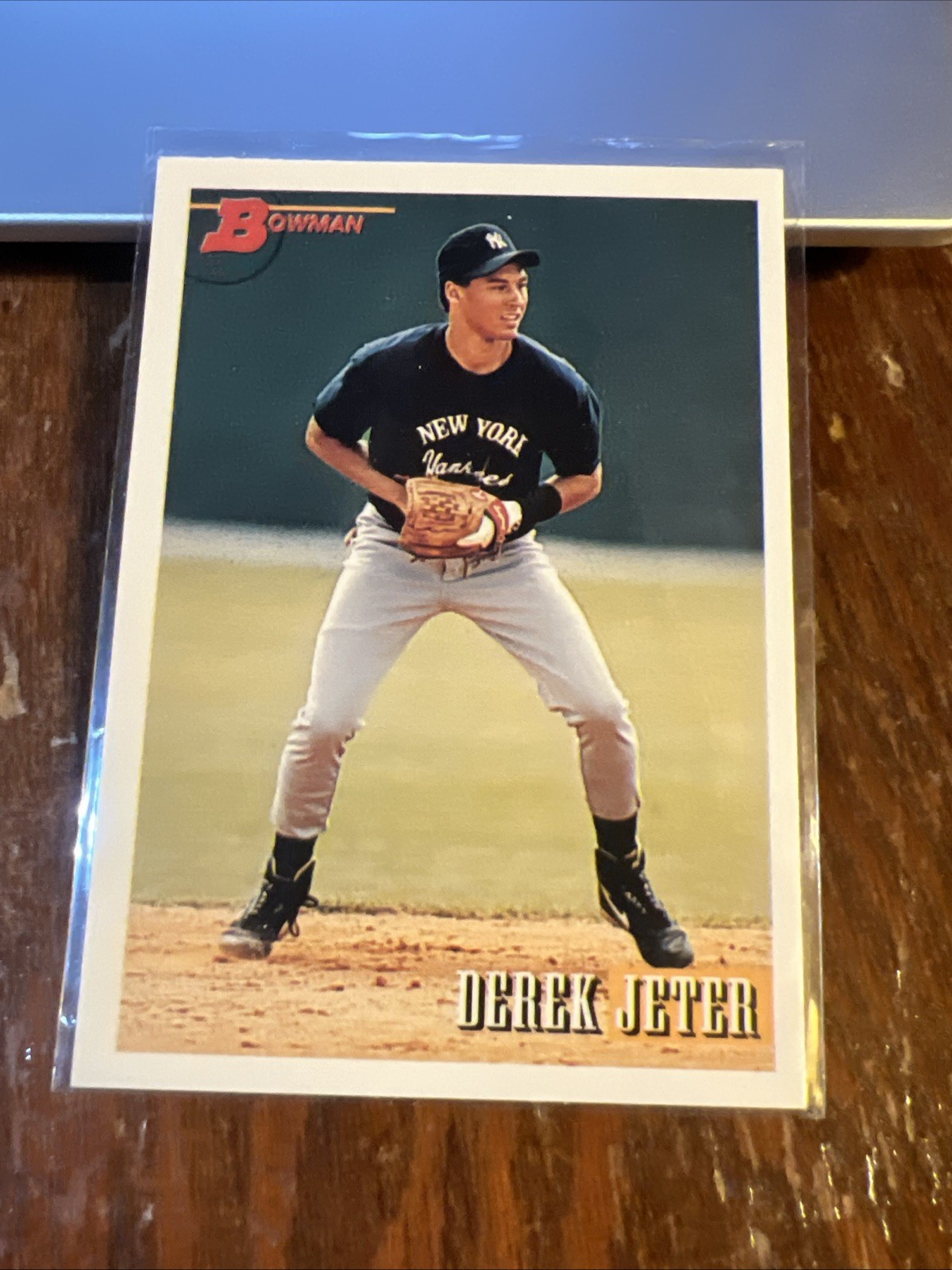 Derek Jeter 1993 Bowman Rookie Card RC #511 HOF EX-NM New York Yankees