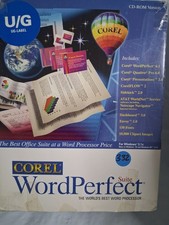 Corel WordPerfect Suite, Unopened CD-ROM, Windows 3.1x, 95, NT v3.51, w/Manuals