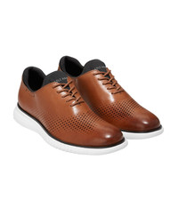 Mens Cole Haan 2.Zerogrand Lined Laser Wingtip - British Tan, Size 11 US C27879