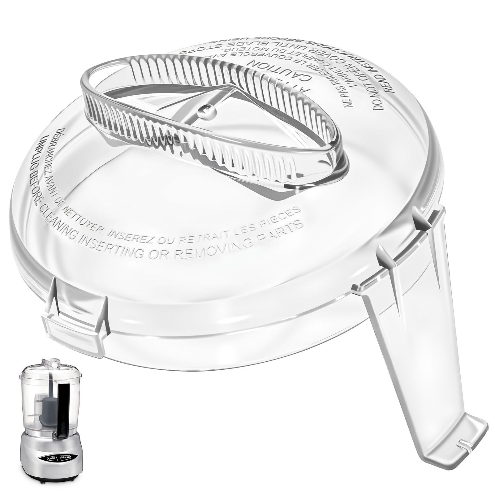Mini Prep Plus Food Processor 4 Cup Work Bowl Cover Replacem