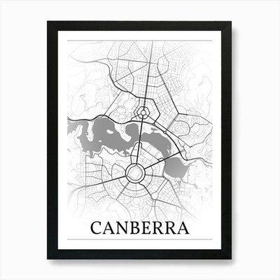 Canberra, Australian Capital Territ Gerahmtes Wandbild Poster Leinwanddruck Bild