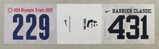 STEVE PREFONTAINE Nike Poster     20.25 x 5.5 inch   PREFONTAINE'S RACE NUMBERS