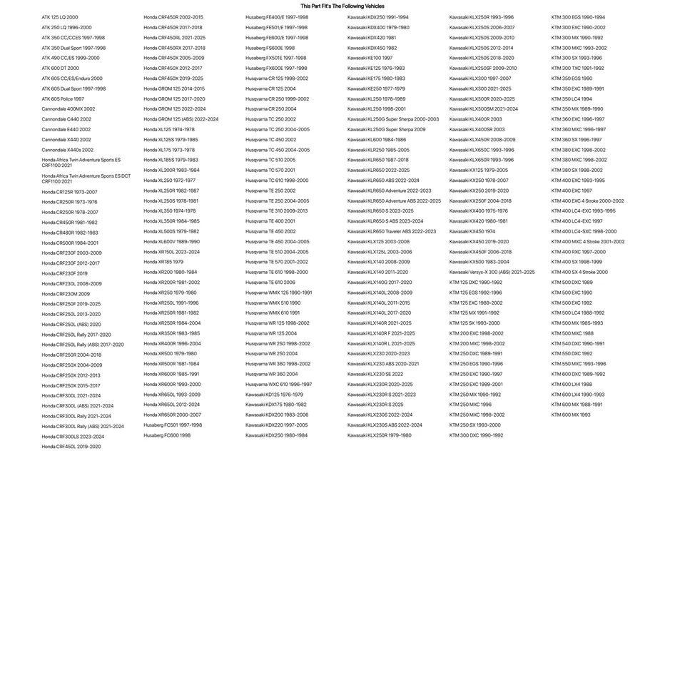 Tusk Universal Big Bar Clamp Kit For HONDA CRF230L 2008-2009 - Изображение 2 из 2