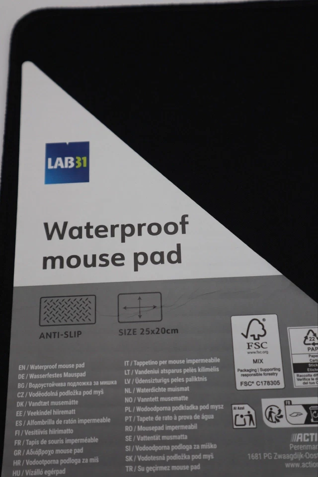 Mousepad 25x20 cm  Rutschfest & Wasserfest  Für Büro, Home Office & Gaming - Bild 3 von 3