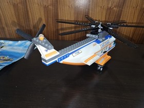 3 SETS Lego 7738, 7739, 7737 INCOMPLETE  City Coast Guard Helicopter,Ship& SUV🕵