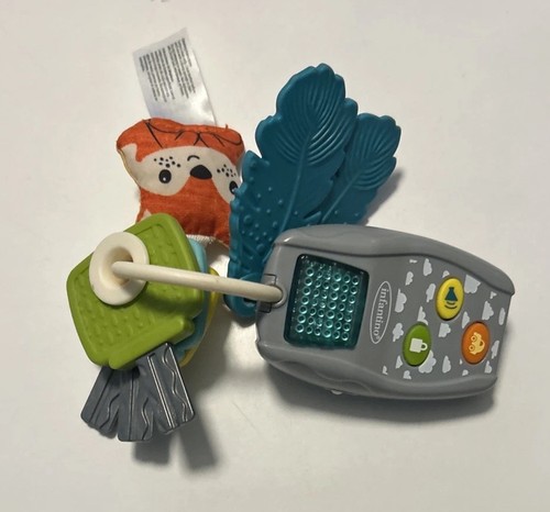 Infantino Toy Key Fob - Lights & Music Wtih Car Sounds - Infant Toy Works