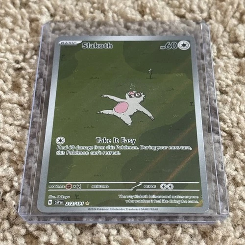 Slakoth 212/191 Sv08: Surging Sparks Holo