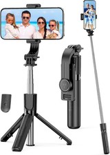 Selfie Stick Tripod 4 in 1 Extendable Wireless Remote 360 for iPhone Samsung