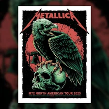 Metallica Philadelphia Pennsylvania 2025 May 23 Lincoln Financial Field Reprint 