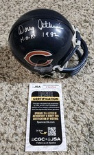 Doug Atkins Signed Riddell Chicago Bears Mini Helmet JSA COA