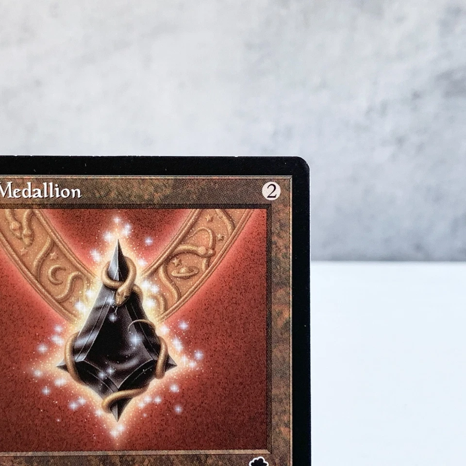 MTG Jet Medallion Tempest Rare Artifact Old Frame Black Spell Cost Reduction - Image 3 of 4