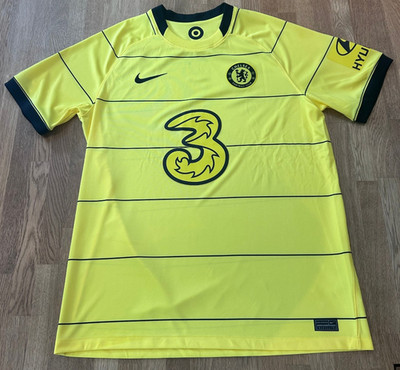 Original Nike Chelsea FC Auswärtstrikot 2021- 2022 - Medium - Gelb