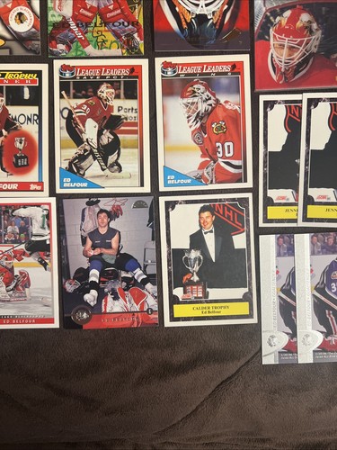Ed Belfour 28 Card NHL Ice Hockey Trading Card Lot The Eagle ๐ฆ
Blackhawks HOF - Picture 7 of 16