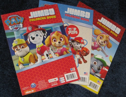 3 Paw Patrol Jumbo Coloring and Activity Books Marshall Set New Free Ship ! - Picture 2 of 2