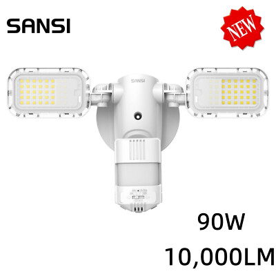 10,000LM LED Outdoor Security Light 90W Motion Sensor Flood Light Wall Mounted