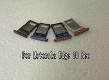 For Motorola Edge 30 Neo New Dual SIM Card Tray Micro Card Holder Slot Adapter