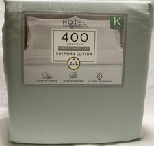 Hotel Signature Egyptian Cotton 400 Thread Count 6-Piece Sheet Set KING Blue
