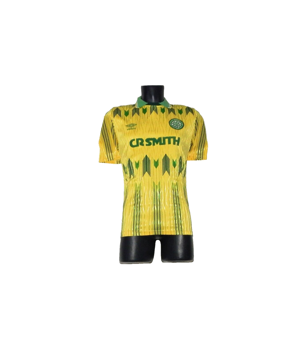 CELTIC FC VINTAGE 1989-1990 McAvennie Aitken Crsmith AWAY Umbro