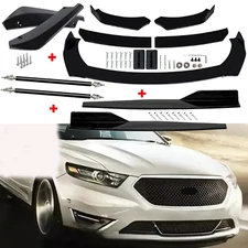 For Ford Taurus SHO Front Rear Bumper Lip Spoiler Body Kit Splitter Side Skirt