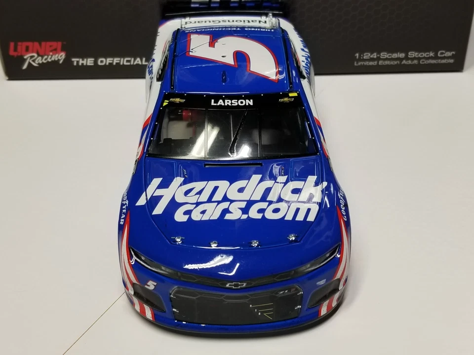 Kyle Larson #5 2021 HendrickCars Watkins Glen carrera victoria élite RCCA 1/24 Foto 4 de 4