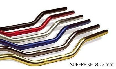 Aluminium Lenker Motorrad Custom - 22mm Durchmesser 74cm Gold